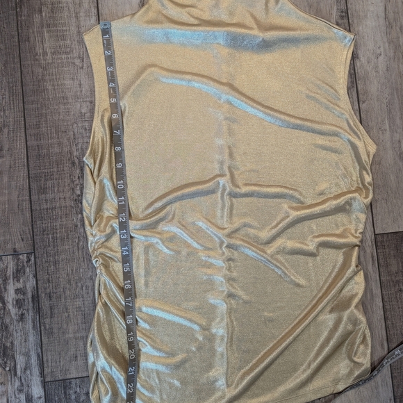 Rebecca Minkoff Tan and Cream Sleeveless Muscle Tee - Picture 7 of 7